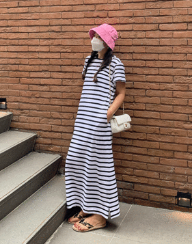 [Shortbutstunning] Stripe Maxi Dress